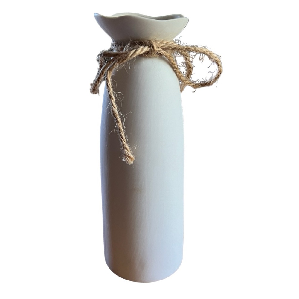 Van Gogh Art White Ceramic Flower Vase